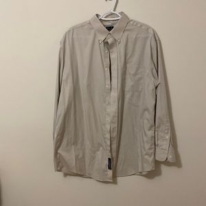 Joe. A. Bank Gray Oxford Shirt